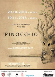 Rodinný muzikál Pinocchio @ Kultúrny dom Šaľa