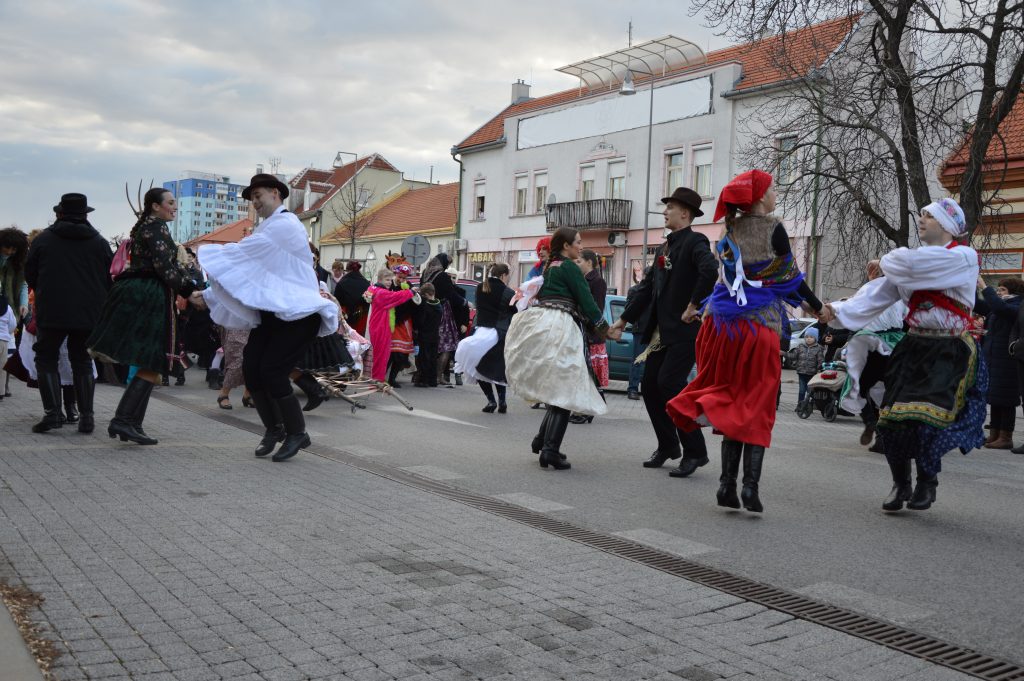 fašiangový sprievod šaľa