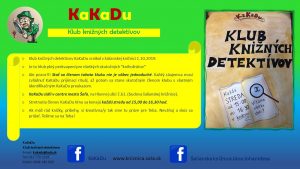 KLUB KNIŽNÝCH DETEKTÍVOV @ Mestská knižnica Šaľa