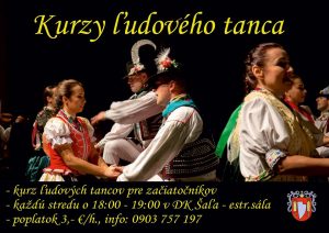 KURZY ĽUDOVÉHO TANCA @ DK Šaľa