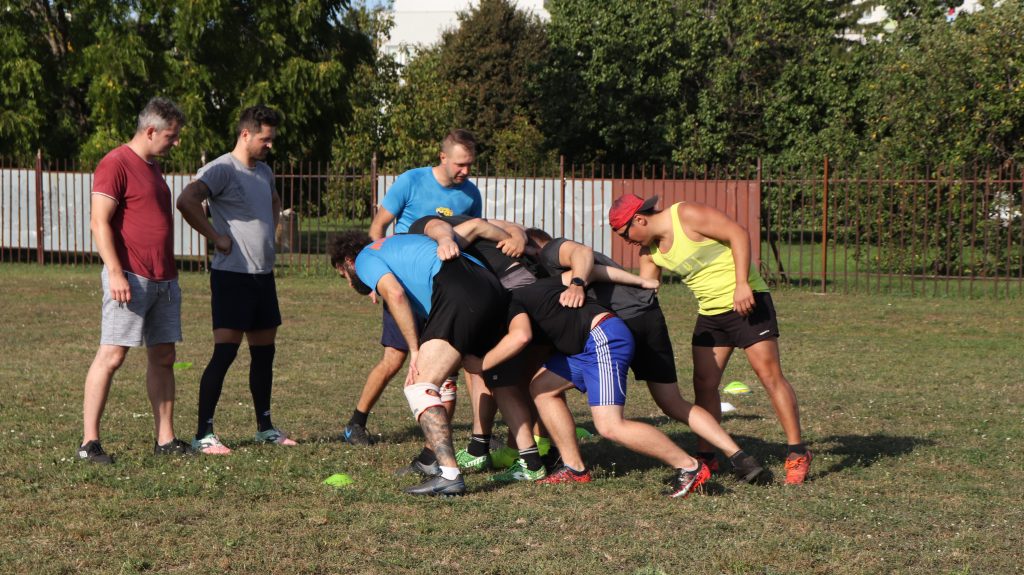 rugby šaľa