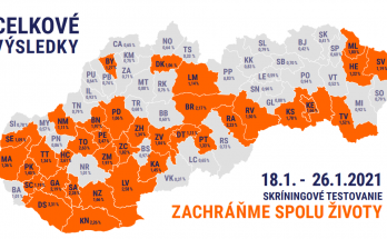 výsledky testovania okres Šaľa