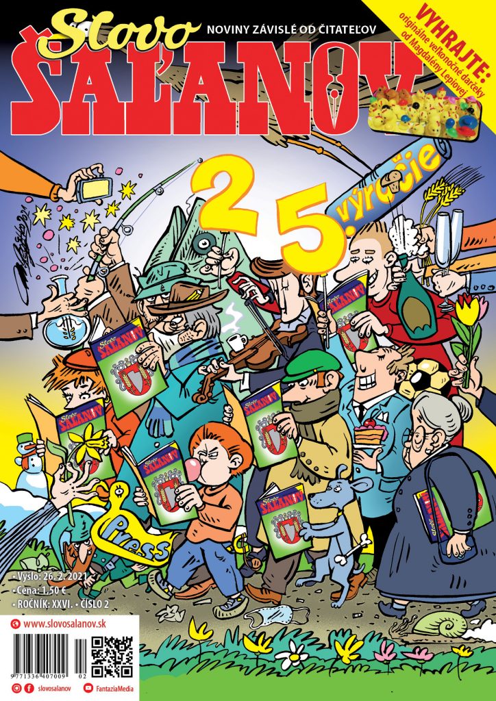 obálka slovo šaľanov február