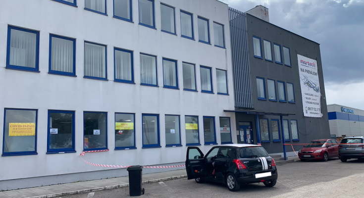pcr odberové miesto v šali